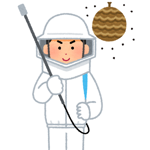 家に作られた！蜂の巣対処方法