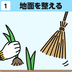 アスファルト舗装手順1