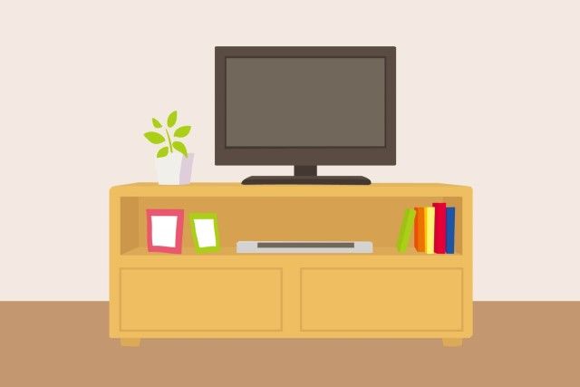 テレビを壁