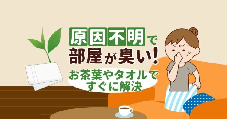 部屋が臭いけど原因不明…いったいどこから臭ってきているの?