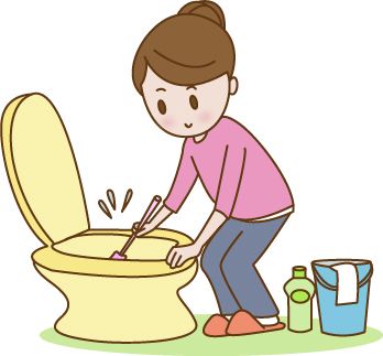 トイレの詰まりの元を溶かす方法