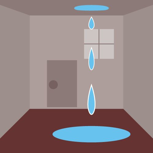 天井からの雨漏りには応急処置が必須！あなたは放置していませんか？