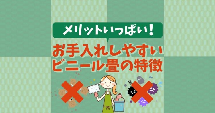 ビニール畳はダニやカビの予防になる!メリット・デメリットを解説
