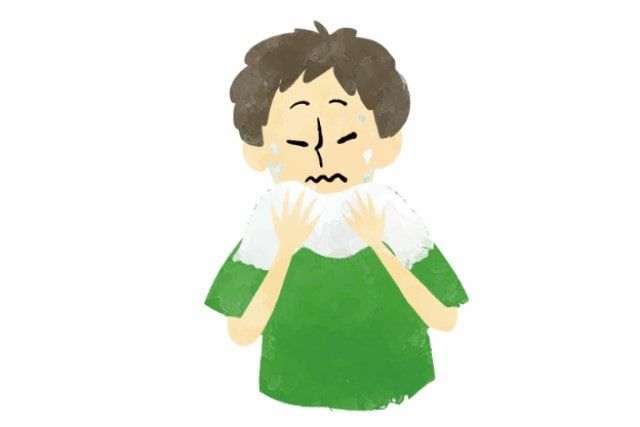 ■ダニに刺されやすい人の特徴2【体温が高い・汗っかき】