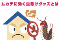 ムカデに効く虫除けグッズとは？防虫成分でムカデを家に近づけない！