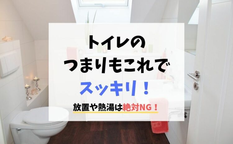トイレつまりもこれでスッキリ