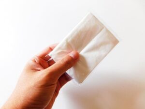 大量のトイレットペーパー、異物を流した