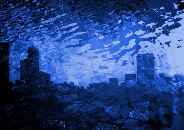 雨樋のオーバーフローによる二次被害