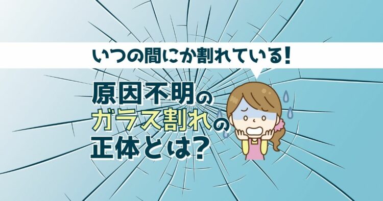 ガラスが割れる原因はさまざま!割れないための対策方法もご紹介