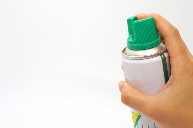 給湯器に殺虫スプレーをかけると火災の原因に