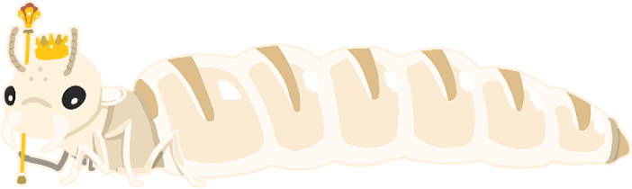 女王シロアリのイラスト