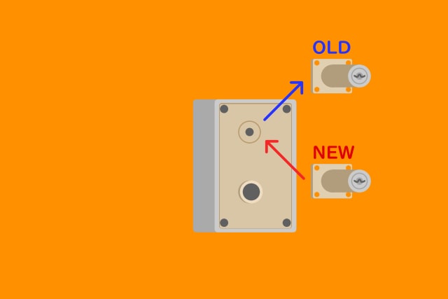 鍵_面付箱錠 交換4