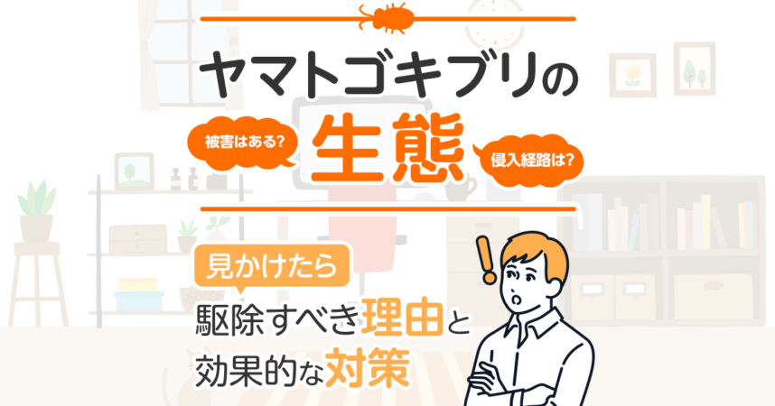 ヤマトゴキブリの生態がわかる!ベストな対処をするための必須知識|生活110番