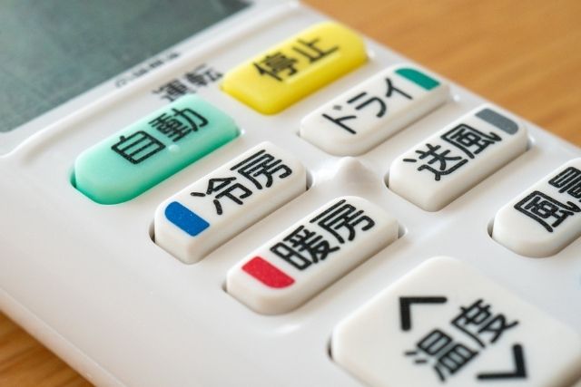 エアコンのリモコン