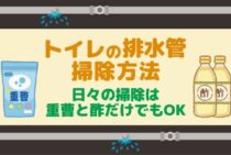 代表的なトイレの排水管掃除方法3つ！薬剤には種類があります