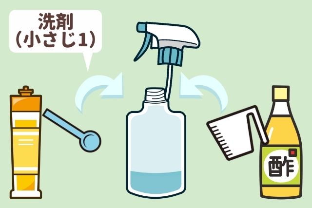 除草剤として酢を使う