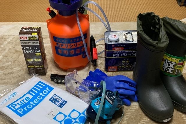 薬剤の散布の道具